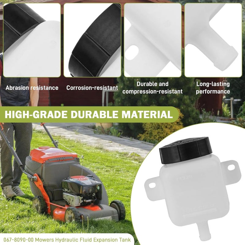 Shahn 067-8090-00 Hydraulic Fluid Expansion Tank Replacement For Bad Boy Lawn Mowers Hydraulic Fluid Expansion Tank 067-8090-00 ，For Zt Elite and Maverick Models - Image 3